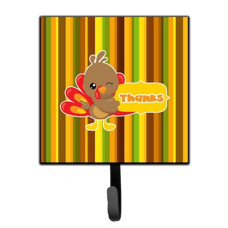 Carolines Treasures Thanksgiving Turkey Thanks Leash or Key Holder BB7116SH4